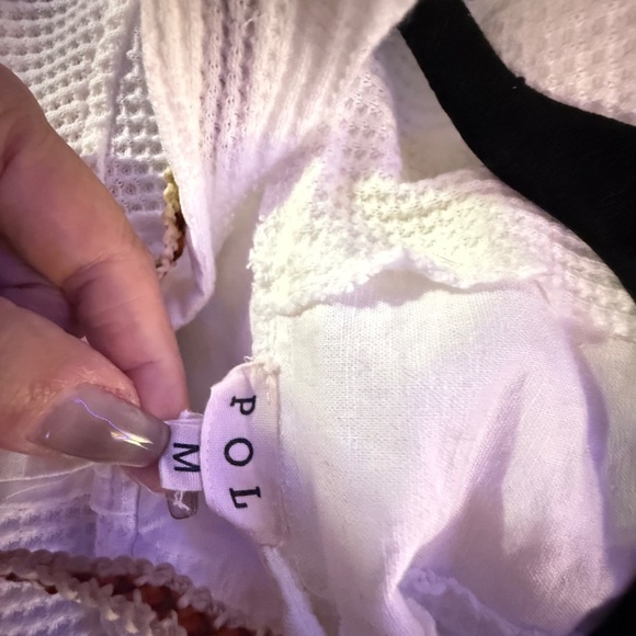 POL WhiteCropped thermal jacket NWOT - Picture 8 of 9